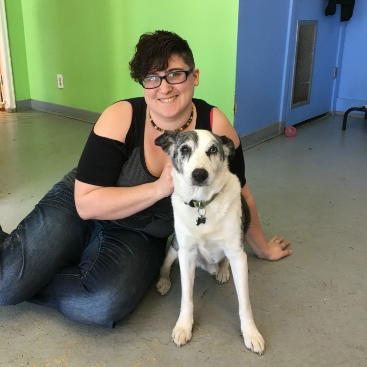 nicki hughes with her groomed dog